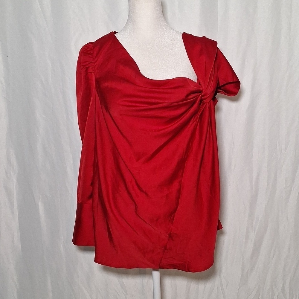 🍁7 avenue Red Color Your Life Top Size Medium NWT